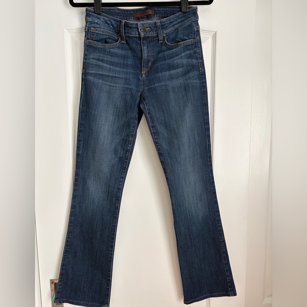 Joe’s Jeans Icon Bootcut Flare Jeans W28 Dark Wash Stretch Denim Mid Rise Y2K